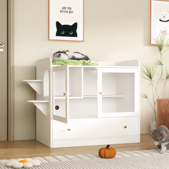 MIDHAM Composite Indoor Medium Cat House