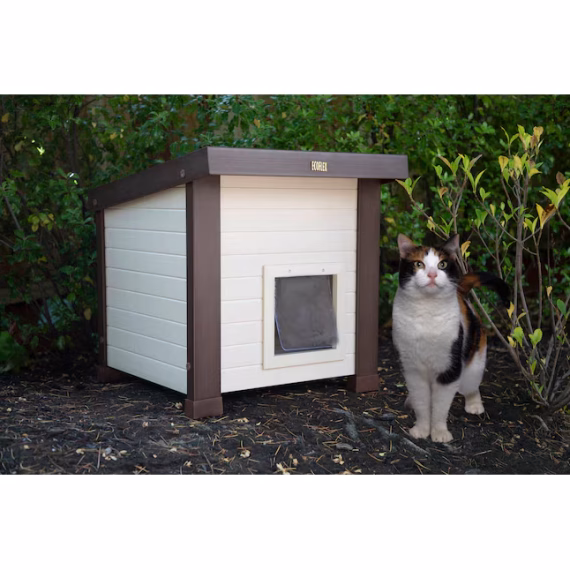 New Age Pet Composite Outdoor Small Cat House - Image 7