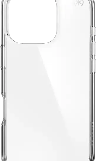 Speck Presidio Perfect-Clear Case - iPhone 16 Pro Compatible with Apple iPhone 16 Pro