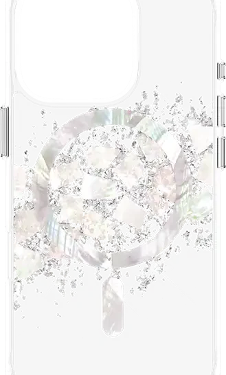 Case-Mate Karat Touch of Pearl with MagSafe Case - iPhone 16 Pro Compatible with Apple iPhone 16 Pro