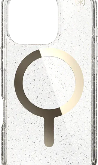 Speck Presidio Lux with Gold MagSafe Case - iPhone 16 Pro Compatible with Apple iPhone 16 Pro
