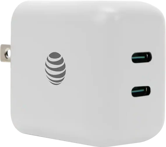 AT&T Essentials 40W Power Delivery Type C Wall Block (USB-C)