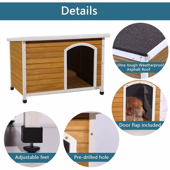 PETSFIT Wood Outdoor Dog - Image 6