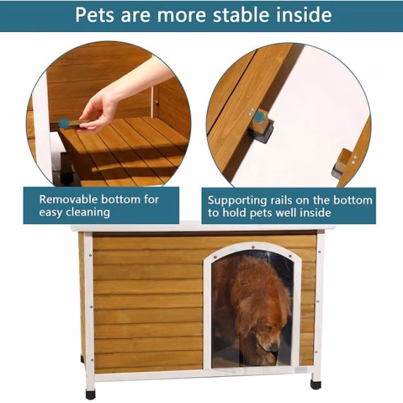 PETSFIT Wood Outdoor Dog - Image 4