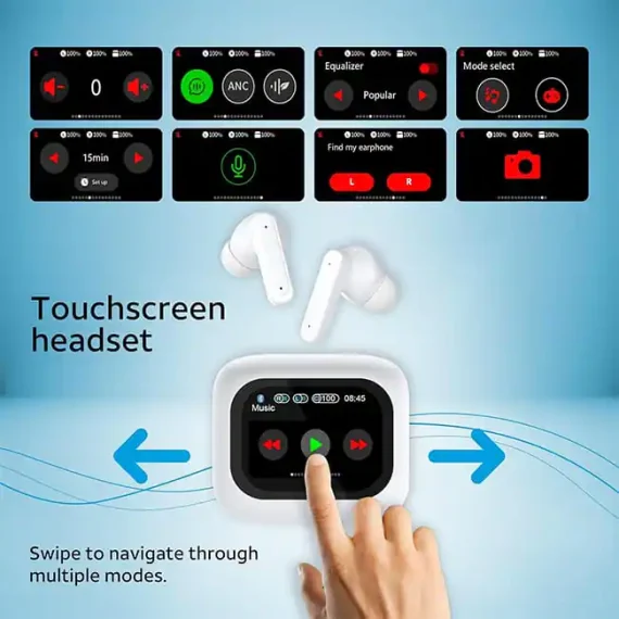AT&T Essentials Touch Screen LED True Wireless Earbuds - Image 3