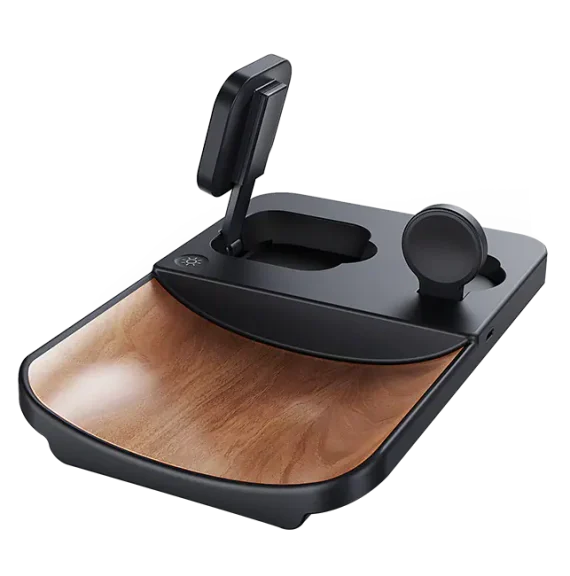 AT&T 3N1 Wood Grain Power Tray - Image 4