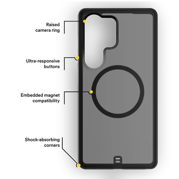 BodyGuardz Ace Pro Case + Magnet - Samsung Galaxy S25 Ultra Compatible with Samsung Galaxy S25 Ultra - Image 7