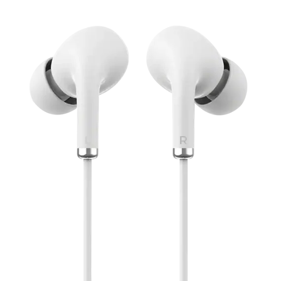 AT&T Essentials Corded Noise Isolating Silicone Earbuds USB-C - Image 4