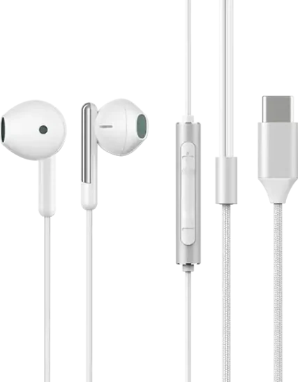 AT&T Essentials Corded Earbuds USB-C