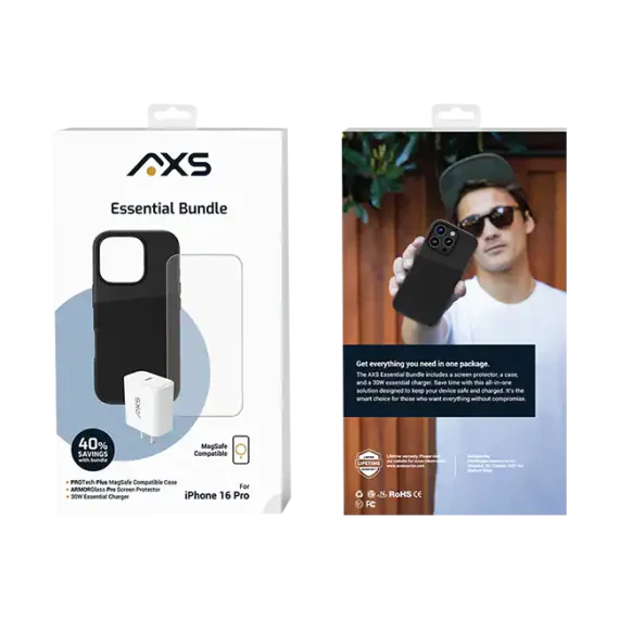 AXS Case Screen Power Bundle - iPhone 16 Pro Compatible with Apple iPhone 16 Pro - Image 6