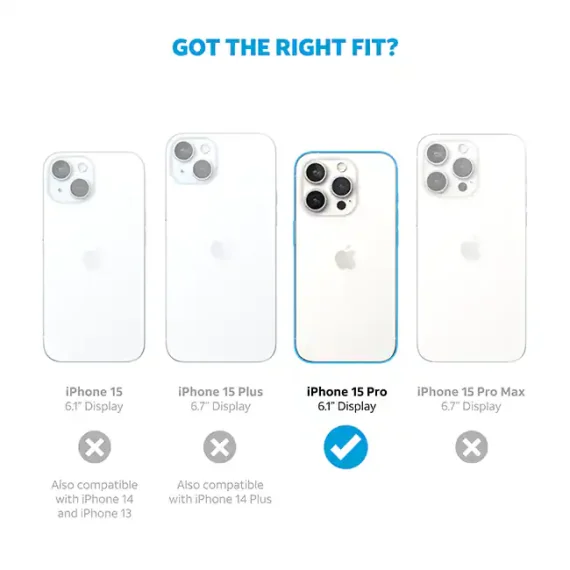 AT&T Essentials Edge Pro Case - iPhone 15 Pro Compatible with Apple iPhone 15 Pro - Image 6