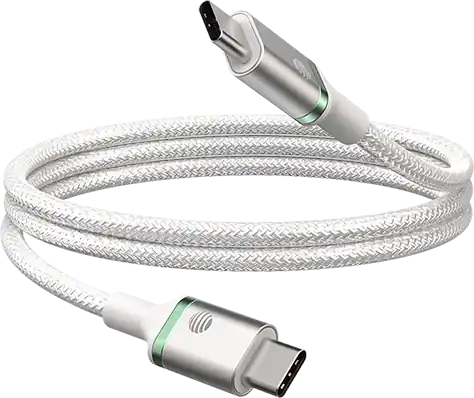 AT&T 4ft USB C to Type C Braided Cable