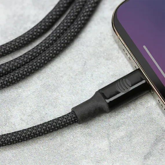 AT&T 4ft USB A to Type C Braided Cable - Image 2