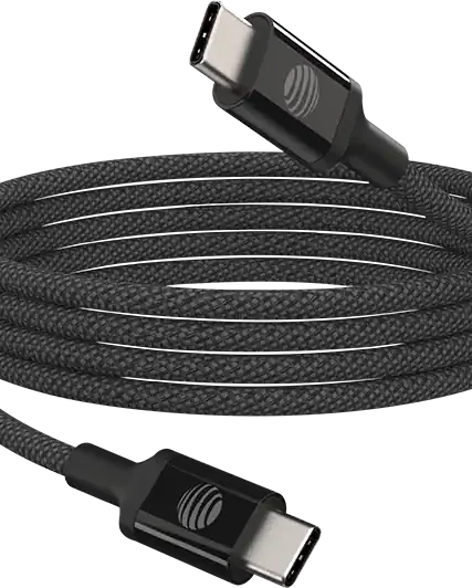 AT&T 8ft USB C to Type C Braided Cable