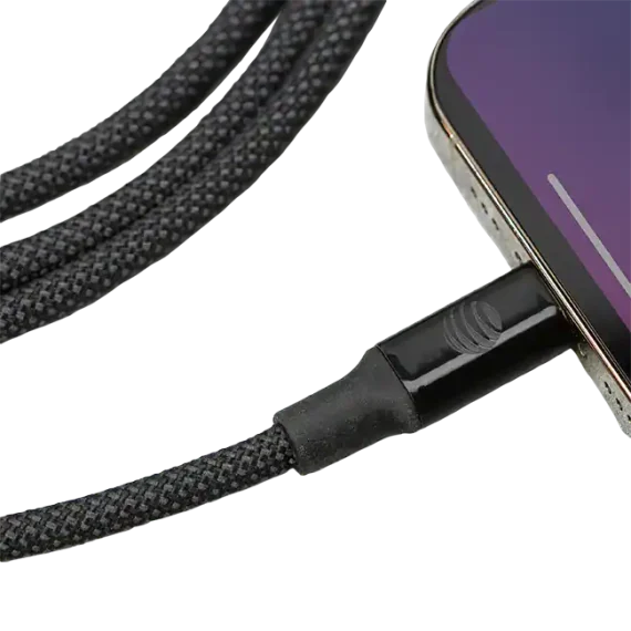 AT&T 6ft Lightning to USB Type C Braided Cable Compatible with Apple iPhone 14 - Image 3