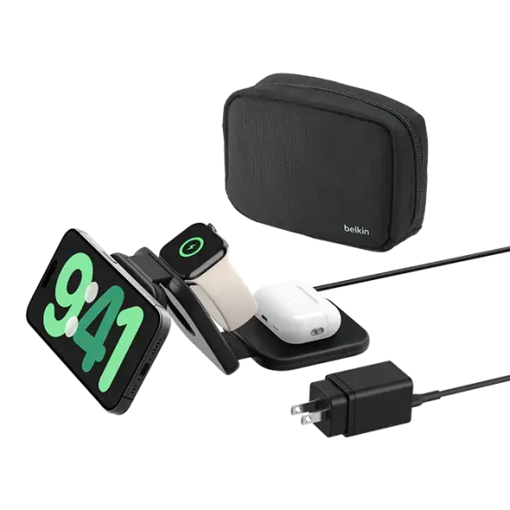 Belkin BoostCharge Pro 3-in-1 Magnetic Travel Pad - Image 3