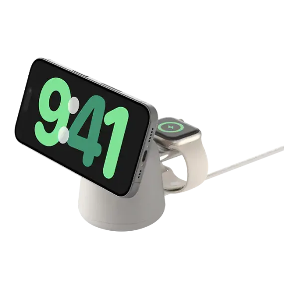 Belkin BoostCharge Pro 2-in-1 Wireless Charging Dock with MagSafe - Image 3