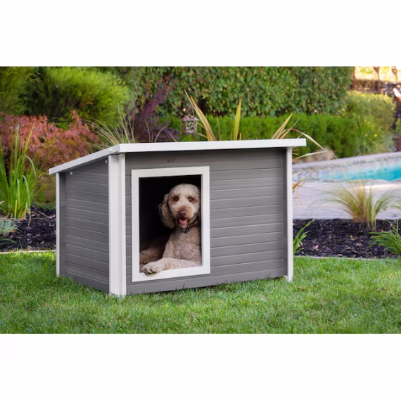 New Age Pet Composite Outdoor Extra large Dog House - Image 8