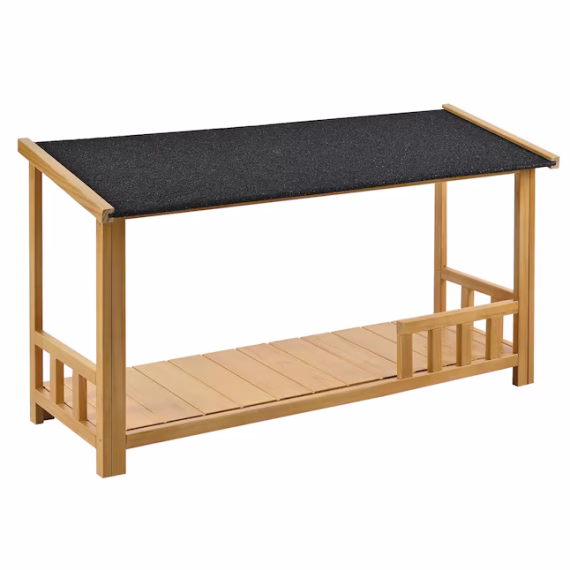 Forclover Wood Indoor/Outdoor Medium Dog House - Image 3
