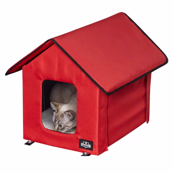 PETMAKER Polyester Indoor/Outdoor Small Cat House