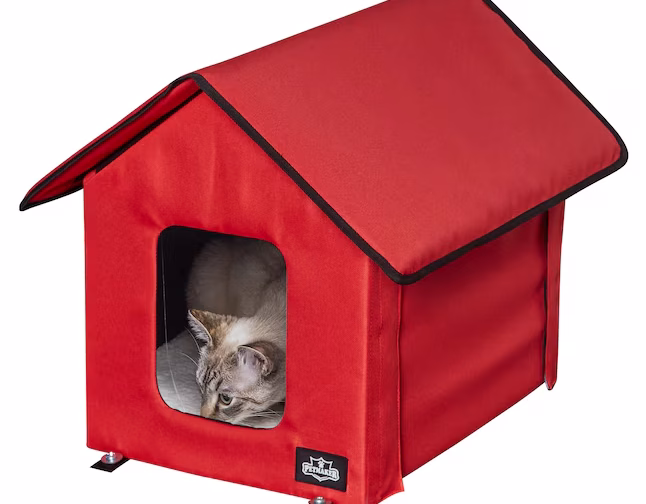 PETMAKER Polyester Indoor/Outdoor Small Cat House