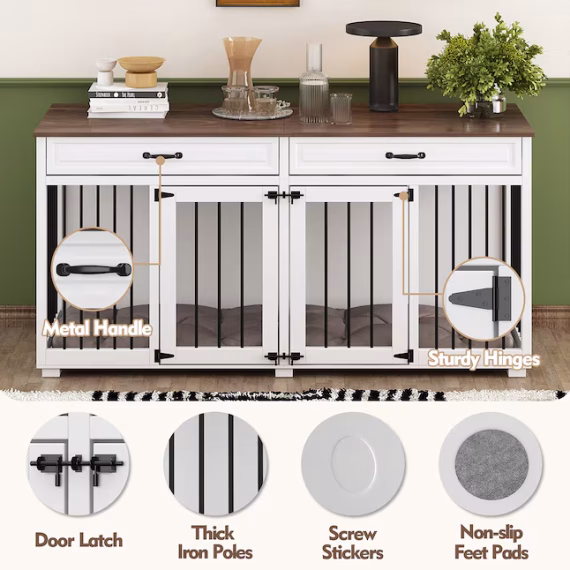 MIDHAM Composite Indoor Large Dog House - Image 5