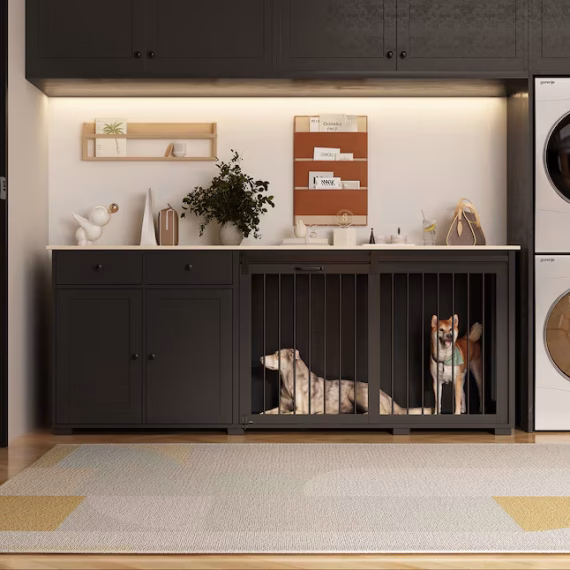 MIDHAM Composite Indoor Large Dog House