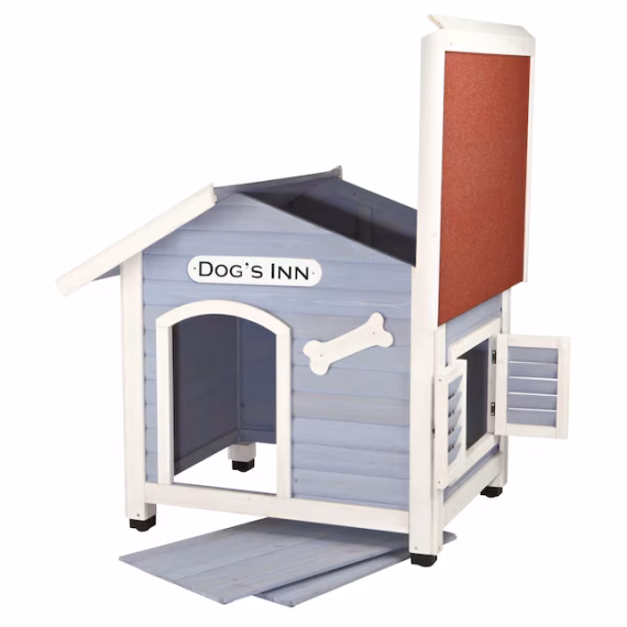 Trixie Pet Products Wood Outdoor Medium Dog House - Image 3