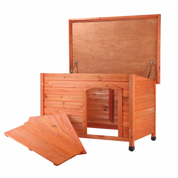 Trixie Pet Products Wood Outdoor Medium Dog House - Image 2