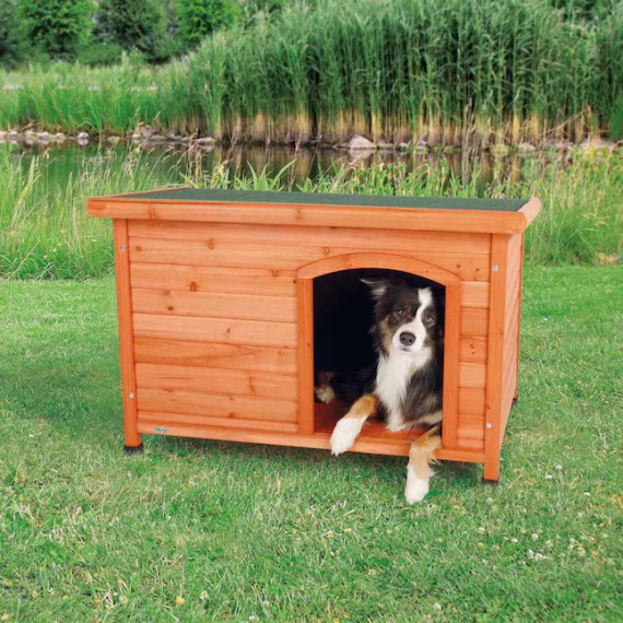 Trixie Pet Products Wood Outdoor Medium Dog House - Image 5