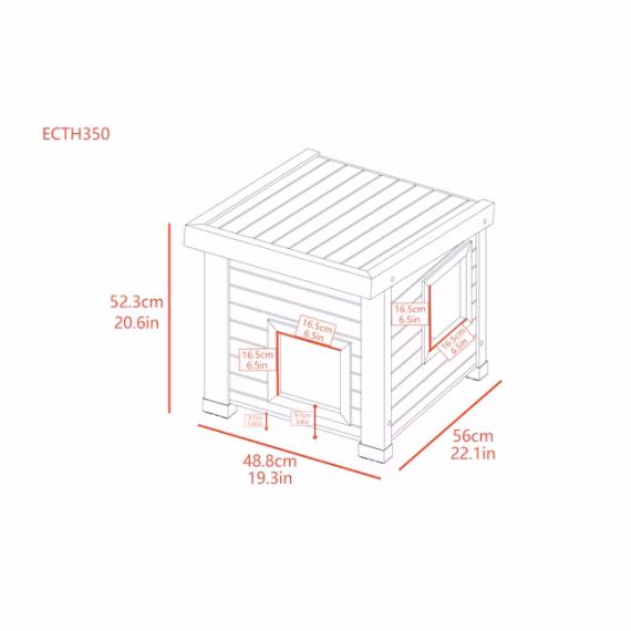 New Age Pet Composite Outdoor Small Cat House - Image 3