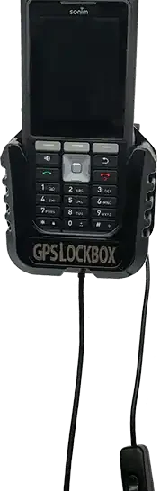 GPSLockbox vehicle drop in charger Sonim XP5 Plus Compatible with Sonim XP5plus