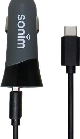 Sonim Dual USB Car Charger Adapter with Extended Length Cable - XP5s and XP8