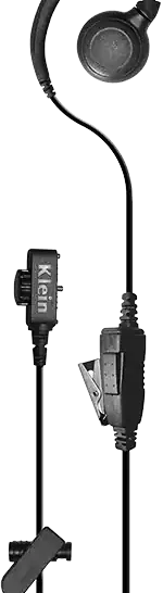 Klein CURL Wired PTT Headset - XP5s and XP8